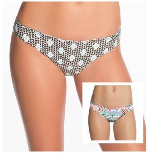 Vera Bradley Black and White Bikini Bottoms